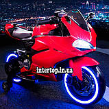 Дитячий електро мотоцикл двоколісний на акумуляторі Ducati M 4104EL-3 для дітей 3-8 років червоний, фото 5