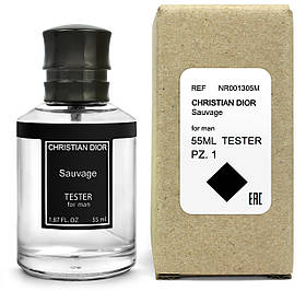 Тестер чоловічий Christian Dior Sauvage, 55 мл.