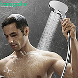 Ручний душ hansgrohe Rainfinity 130 3jet Brushed Bronze бронза матовий (26864140), фото 9