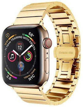 Ремінець металевий для Apple Watch Stainless Style 38mm/40mm/41mm Gold золото