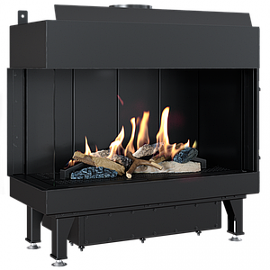 Газова камінна топка Kratki LEO 70 права LPG