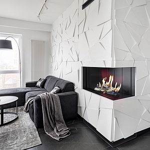 Газова камінна топка Kratki LEO 70 ліва LPG