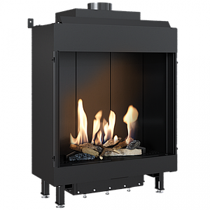 Газова камінна топка Kratki LEO 76/62 LPG