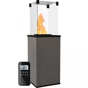 Газовий обігрівач Kratki PATIO MINI керамограніт CALCE ANTRACITE - пульт