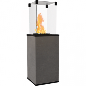 Газовий обігрівач Kratki PATIO MINI керамограніт CALCE ANTRACITE - ручне управління