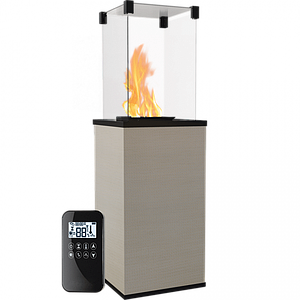 Газовий обігрівач Kratki PATIO MINI керамограніт FILO ORO - пульт