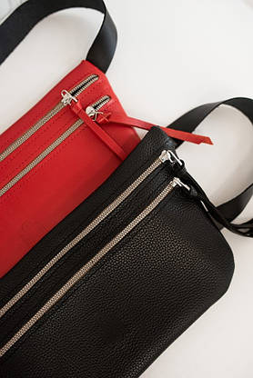 Сумка Шкіряна EASY by Poliakov Leather Red 008ПЛ, фото 2