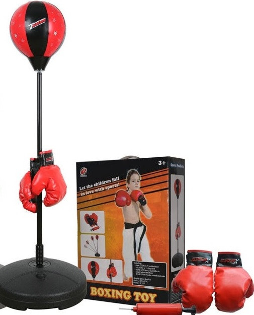 Дитячий боксерський набір Profi Boxing, металева стійка, 90-120 см, MS0513, фото 1
