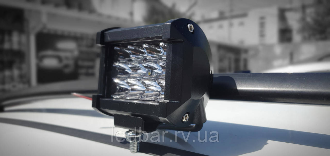 Додаткова прямокутна світлодіодна фара Led BAR 36w 12smd