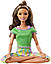 Лялька Барбі Йога Шатенка в салатовій футболці Barbie Made to Move GXF05, фото 5