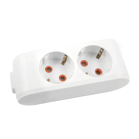 Колодка VIKO Multi Let 2 гнізда із заземленням 90114200-UA1