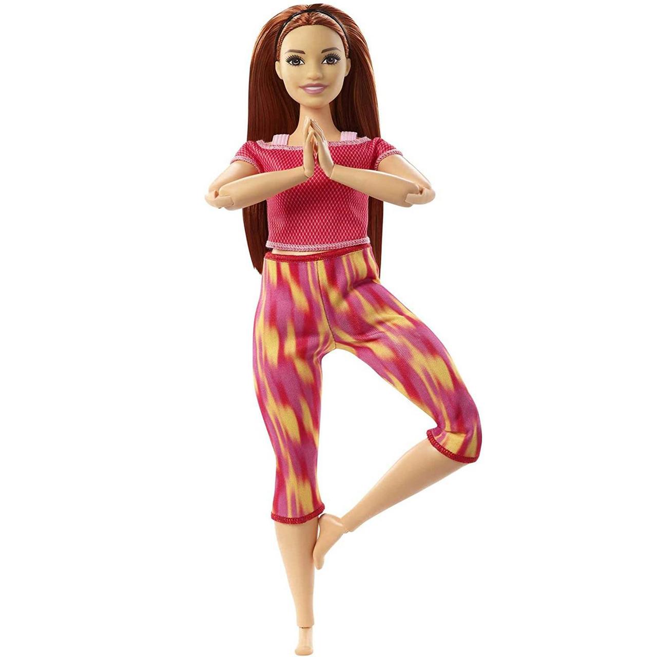 Лялька Барбі Йога Руда Рухайся як Я Barbie Made to Move GXF06