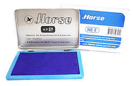 Штемпельна подушка Horse No 2 синя