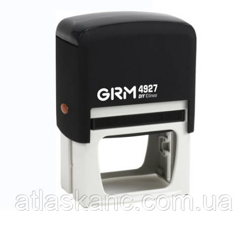 Штамп самонаборный GRM 4927 60 х 40 мм 10 рядов, укр+рус, фото 1