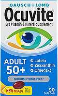 Bausch & Lomb Ocuvite Eye Vitamin Mineral Supplement for Adult 50+ 90 гелевых капсул