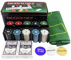 Набір для покеру на 200 фішок