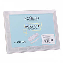 Форми верхні  Komilfo Acry Gel Forms,MULTISHAPE