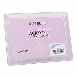 Форми верхні Komilfo Acry Gel Forms,ALMOND