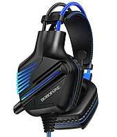 Навушники Borofone BO101 PC Racingc (Чорно-Синiй)