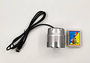 Велосипедна фара з виходом USB, на базі п'яти потужних діодів Cree XML T6, фото 2