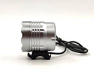 Велосипедна фара з виходом USB, на базі п'яти потужних діодів Cree XML T6, фото 8