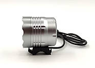 Велосипедна фара з виходом USB, на базі п'яти потужних діодів Cree XML T6, фото 9