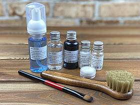 Набір для перефарбування гладкої шкіри в інший колір Tarrago COLOR CHANGE колір чорний No518 (30 мл.)