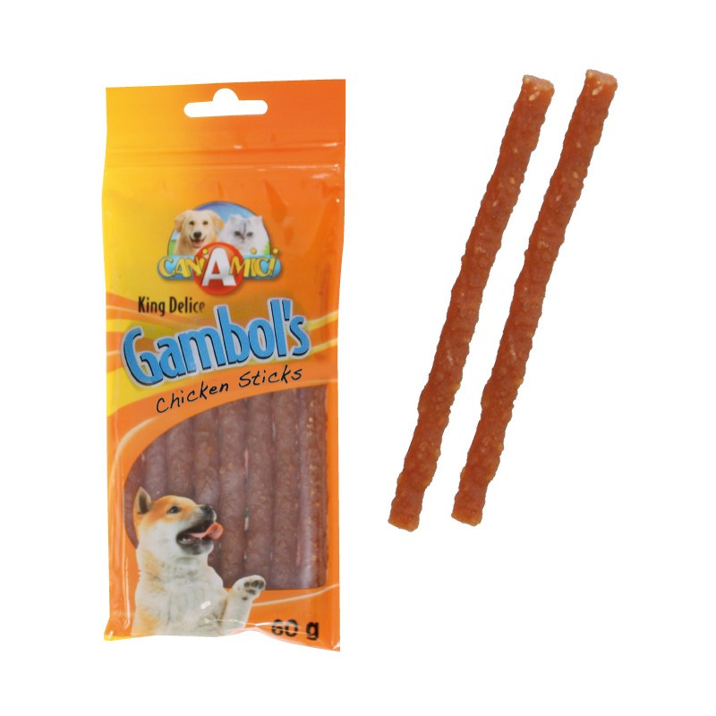 Ласощі для собак стіки з куркою Croci Tasty 80 г