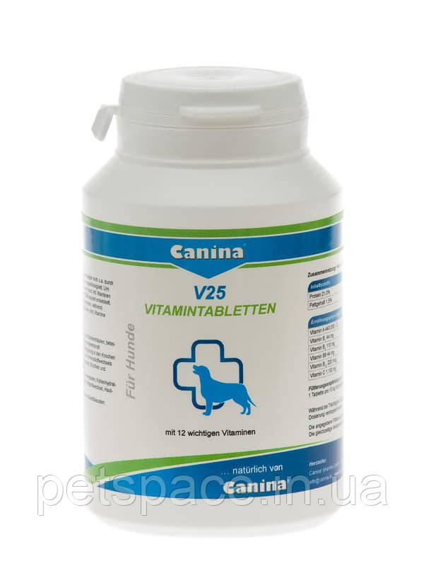 Вітаміни для собак Canina V25 (Каніна В25, комплекс 12 вітамінів) 30 шт