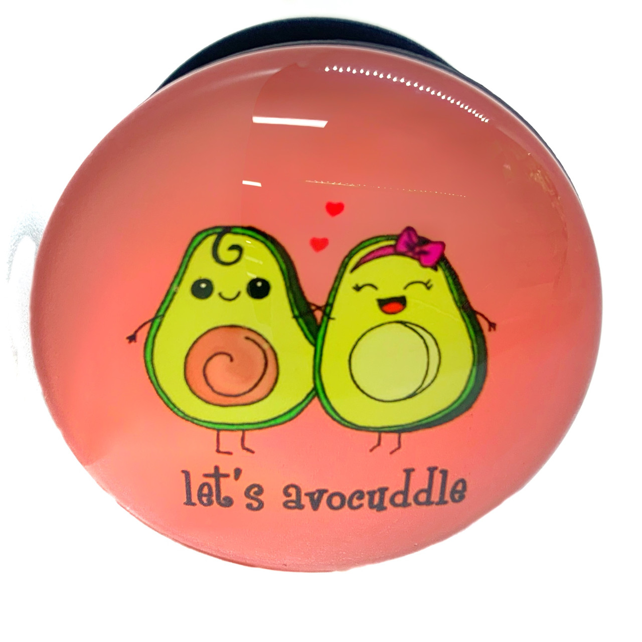 Тримач (попсокет) для телефону Pictures Glass New (avocado family), фото 1