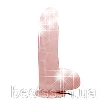 Реалістичний вібратор Oliver 9,5" Vibrating Dildo Flesh, фото 3