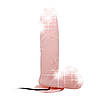 Реалістичний вібратор Oliver 9,5" Vibrating Dildo Flesh, фото 7
