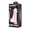 Реалістичний вібратор Oliver 9,5" Vibrating Dildo Flesh, фото 8