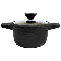 Lessner.Black Pro New.Каструля алюминевая антипригарнаяD=20см 2,7л 55872-20