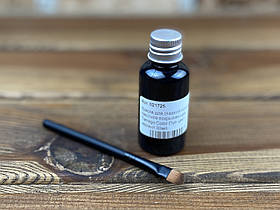 Фарба для гладкої шкіри та текстилю, що покриває Tarrago Color Dye, колір чорний 30 мл.