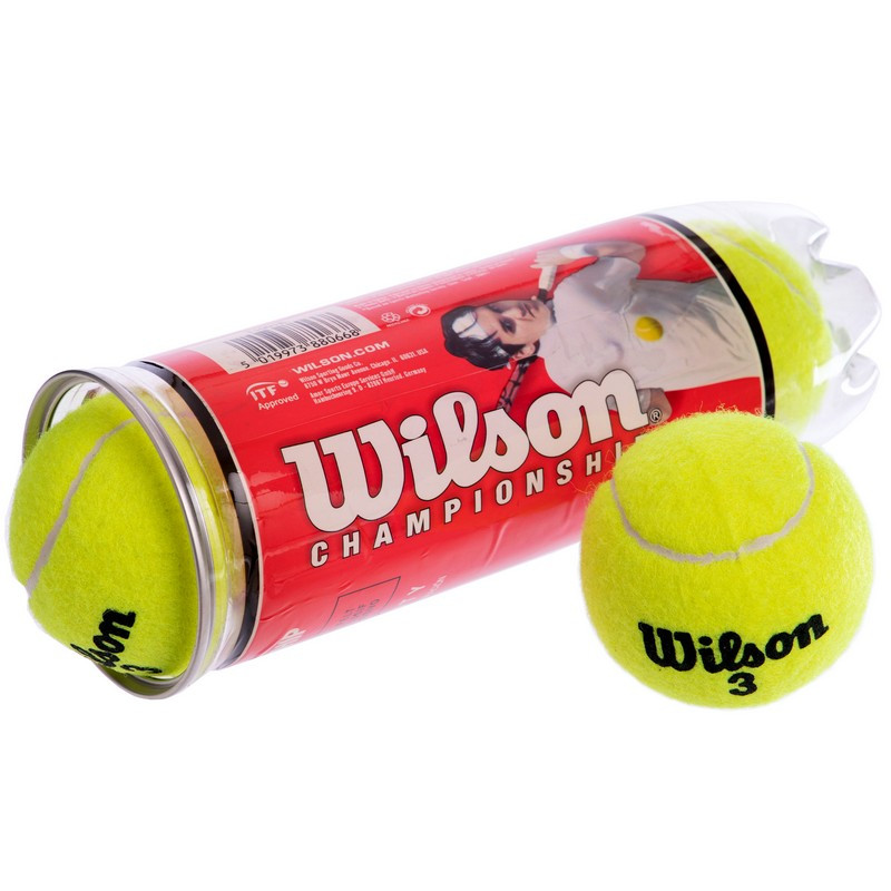 Мяч для большого тенниса 3 шт Wilson US OPEN T1001-D - фото 1 - id-p589943838