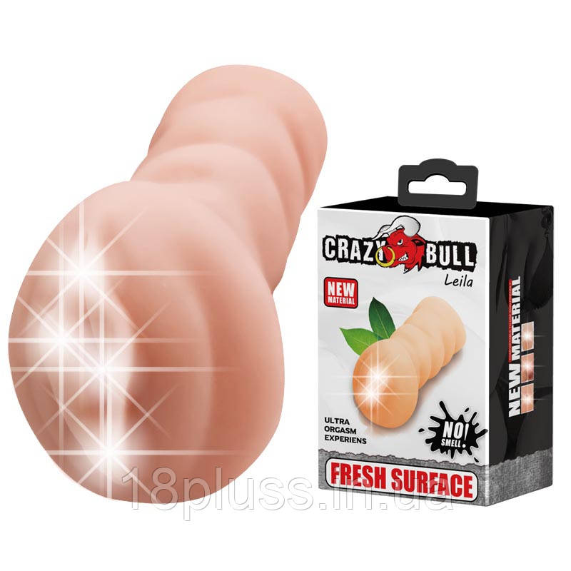 Реалістичний мастурбатор у формі вагіни Crazy Bull Leila Masturbator Flesh, фото 1