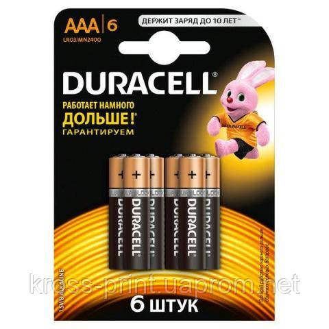 Елемент живлення (батарейка) DURACELL LR3 (АAA)