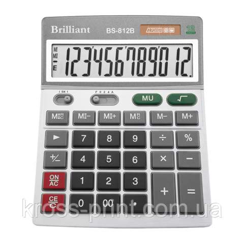 Калькулятор Brilliant BS-812В, 12 розрядів