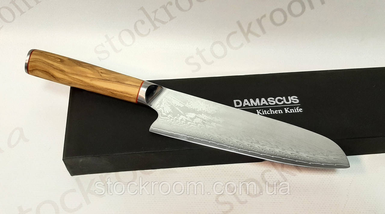 Ніж Santoku Damascus (DK-OK 4004) дамаська сталь