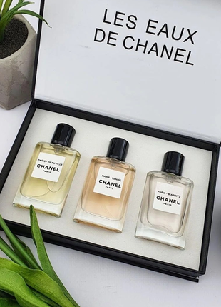 Подарунковий набір Chanel Set 3 по 30 мл (Paris Deauville+Venise+Biarritz) (ліц.)