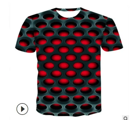 Яркая Летняя Футболка 3D Размера L Эффект Притягивает Взгляды Большой ...