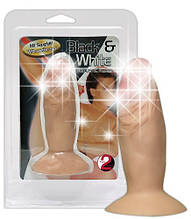 Анальний пробка Black&White Plug we