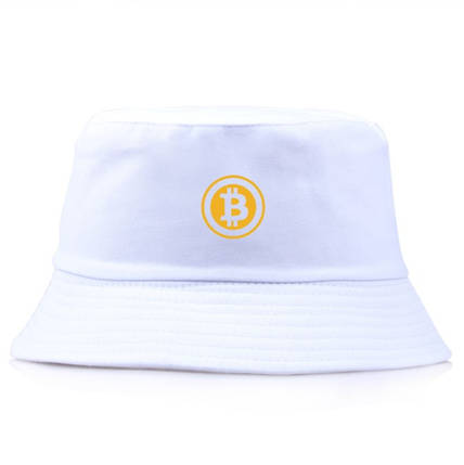 Панама Капелюх Bitcoin Біткоїн Білий 56-58 см, фото 1