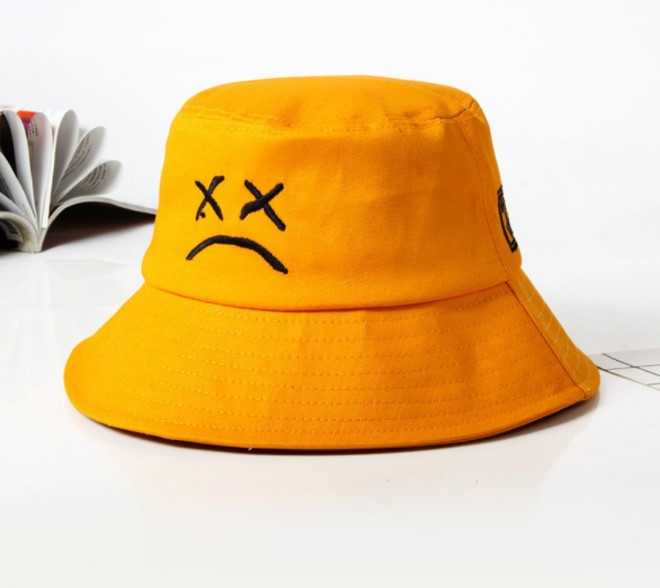 Панама Капелюх Ліл Піп Lil Peep Жовтогарячий 56-58 см