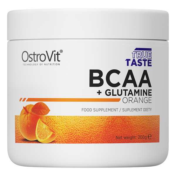 BCAA + Glutamine OstroVit 200 г Апельсин
