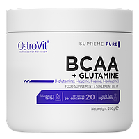 BCAA + Glutamine OstroVit 200 г Без смакових добавок