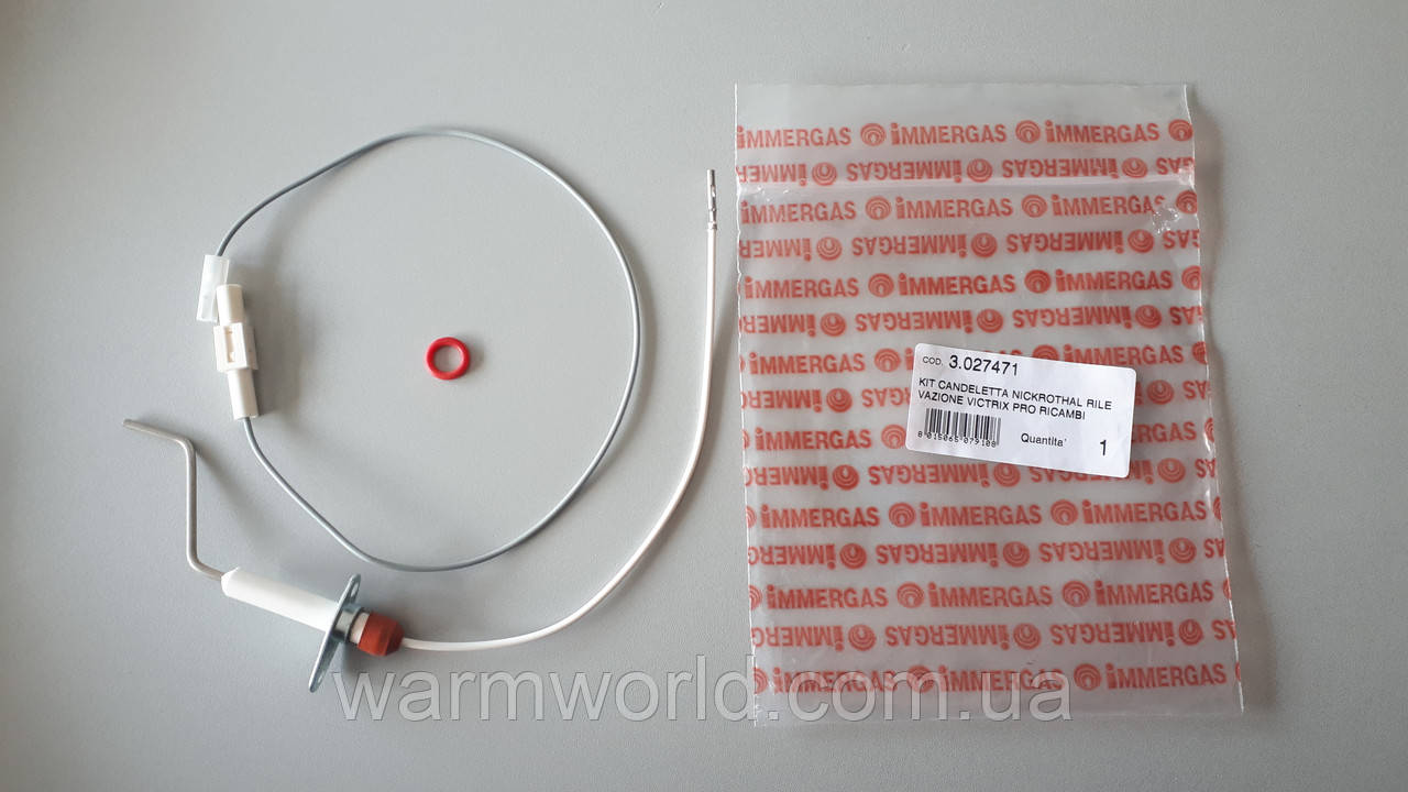 3.027471 Електрод контролю полум'я (іонізації) VICTRIX Zeus Superior Immergas, фото 1