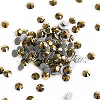 Gold Aurum premium hot fix ss20 (4.6-4.8mm) 100шт! Премиум Голд Аурум тёмное золото термо стразы