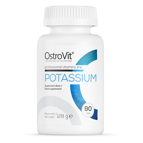 Мінерал Калій OstroVit Potassium 1050 мг 90 таб Польща